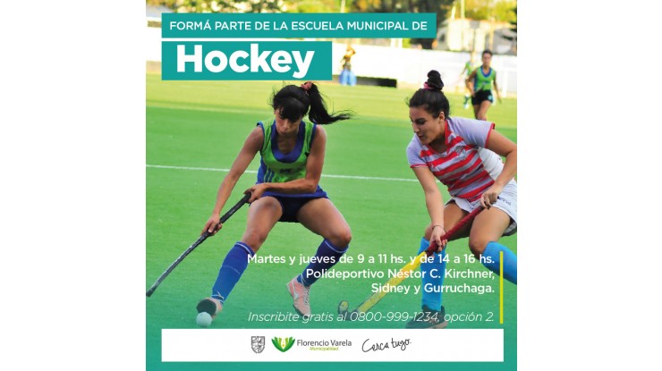 Reabrió la inscripción para la Escuela Municipal de Hockey